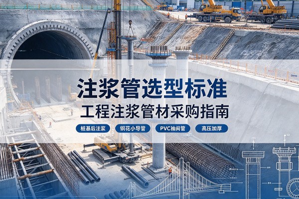 阿拉善左旗注浆管选型标准